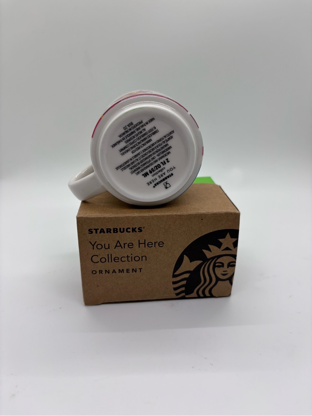 STARBUCKS 2023 SPAIN 2 FL OZ YAH COLLECTION CERAMIC CUP MULTI-COLOR - Picture 5 of 6